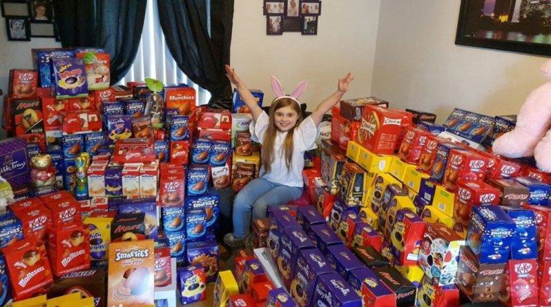 Школьница из Белфаста пожертвовала больным детям больше 1000 шоколадных яиц, чтобы пасхальный кролик пришел и к ним - theuk - Великобритания