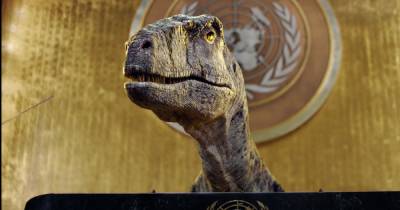 Динозавр с трибуны ООН призвал не искать оправданий изменениям климата (ВИДЕО) - dsnews.ua - Украина