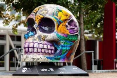 На улицах Хьюстона появились гигантские расписные черепа (16 фото) - skuke.net - Техас - Хьюстон