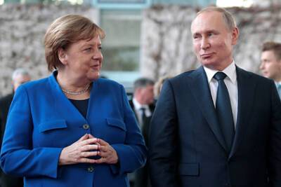 Владимир Путин - Ангела Меркель - Президент - Путин обратился к Меркель на «ты» - lenta - Россия - Германия
