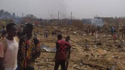 Огромный взрыв прогремел в Гане после того, как автомобиль с шахтерской взрывчаткой врезался в мотоцикл - unn.com.ua - Украина - Киев - Гана