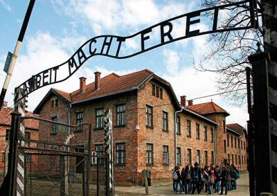 Чехия - Туристку оштрафовали за нацистское приветствие у ворот Освенцима - vinegret.cz - Польша - Чехия - Голландия