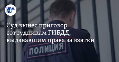 Суд вынес приговор сотрудникам ГИБДД, выдававшим права за взятки - ura.news