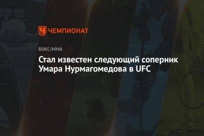 Хабиб Нурмагомедов - Умар Нурмагомедов - Стал известен следующий соперник Умара Нурмагомедова в UFC - championat.com - Россия - Бразилия