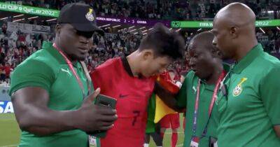 Сон Хын Мин - Тренер Ганы тайно сделал селфи с плачущей звездой Южной Кореи после поражения на ЧМ-2022 (фото) - focus.ua - Южная Корея - Украина - Англия - Гана - Сербия - Португалия - Камерун - Катар