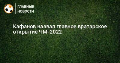 Виталий Кафанов - Кафанов назвал главное вратарское открытие ЧМ-2022 - bombardir.ru - Англия - Франция - Бразилия - Аргентина - Марокко