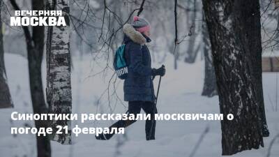 Евгений Тишковец - Синоптики рассказали москвичам о погоде 21 февраля - vm - Москва - Москва