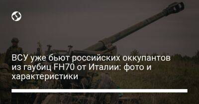 ВСУ уже бьют российских оккупантов из гаубиц FH70 от Италии: фото и характеристики - liga.net - Украина - Италия - Мариуполь