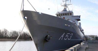 Корабль Virsaitis возвращается в Лиепаю после полугодового дежурства НАТО - rus.delfi.lv - Эстония - Латвия