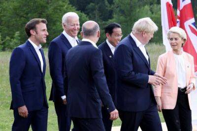 Борис Джонсон - Шарль Мишель - Лидеры G7 обязуются поддерживать Украину «бессрочно» - Bloomberg - unn.com.ua - США - Украина - Киев - Англия - Италия - Германия - Франция - Япония - Канада - Ляйен - Война