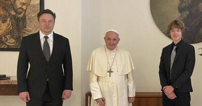 Илон Маск - Франциск - Илон Маск с сыновьями внезапно встретился с Папой Римским - focus.ua - Украина - шт. Невада - Ватикан