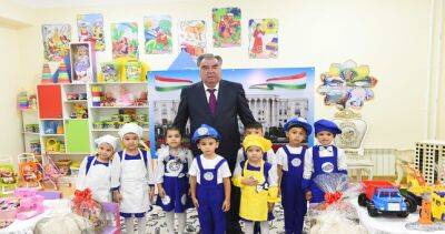 Эмомали Рахмон - Эмомали Рахмон открыл дошкольное образовательное учреждение «Шукуфаи Истиклол» - dialog.tj - Таджикистан