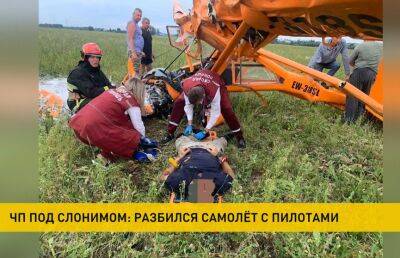 Аэроплан рухнул под Слонимом, погибли два человека - ont.by - Белоруссия - Минск - Гродненская обл.