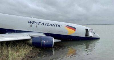Во Франции самолет едва не упал в озеро во время посадки в условиях шторма (фото) - focus.ua - Украина - Франция - Париж - шт.Флорида