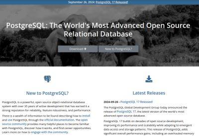 Релиз PostgreSQL 17