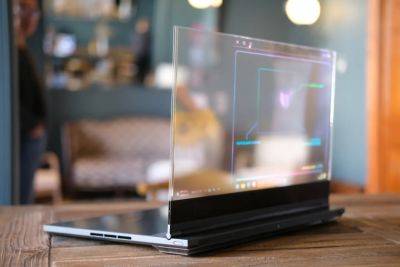 Lenovo показала ноутбук с прозрачным экраном - chudo.tech - Новости