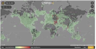 Flightradar24 представил глобальную обновляемую карту помех GPS