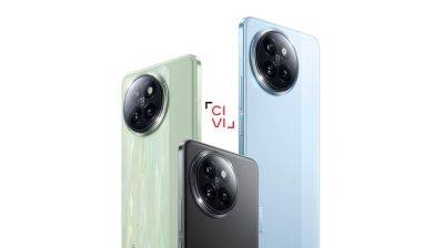 Xiaomi 14 CIVI: изогнутый AMOLED-дисплей на 120 Гц, чип Snapdragon 8s Gen 3, двойная фронтальная камера на 32 МП и цена от $515