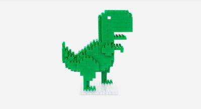 Google запустила в продажу набор Chrome Dino в стиле Lego