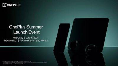 Официально: OnePlus 16 июля представит Nord 4, Pad 2, Watch 2R и Nord Buds 3 Pro