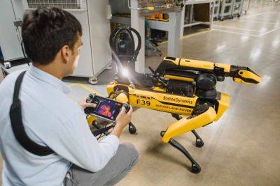 На завод Jaguar Land Rover «наняли» робопса Boston Dynamics