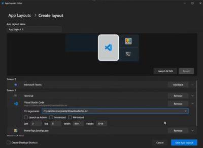 Вышел PowerToys 0.84 с модулем Workspaces