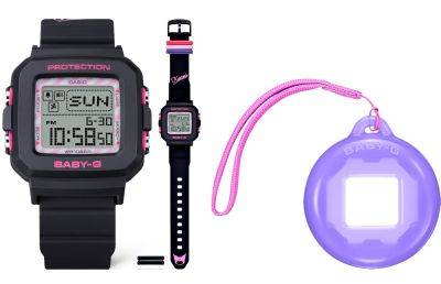 Casio и Kuromi выпустили детские часы Baby-G BGD10KKM-1