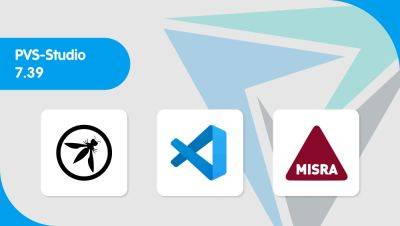 PVS-Studio 7.39: OWASP Top Ten 2021, улучшения в плагине для Visual Studio Code, расширение поддержки MISRA и не только