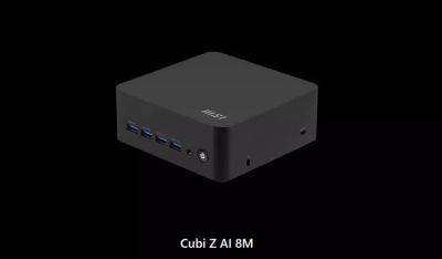 MSI представила ультракомпактный мини-PC Cubi Z AI 8M — объемом всего 0,9 литра с Ryzen 8000 и мощным нейронным модулем