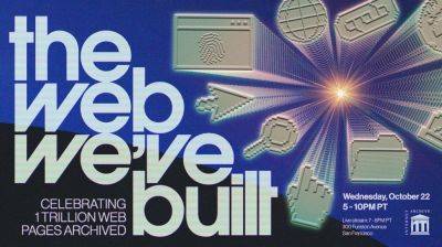 «Архив Интернета» отмечает архивацию 1 трлн веб-страниц