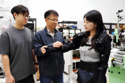 KIMM показала носимых роботов из «тканевых мышц»