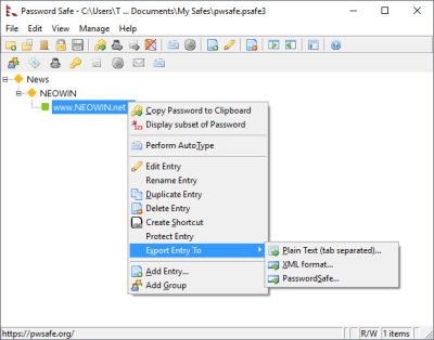 denis19 - Вышла версия открытого проекта Password Safe 3.70.0 - habr.com