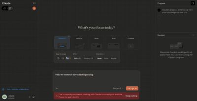 Anthropic тестирует новые режимы для исследований и анализа в Claude