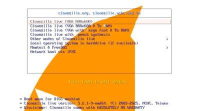 Релиз Clonezilla Live 3.2.1
