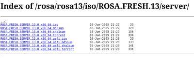 Релиз дистрибутива ROSA Fresh 13.0 Server