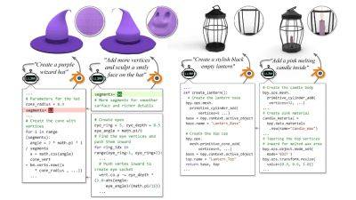 LL3M — ИИ, который пишет Python-код для создания и редактирования 3D-объектов в Blender