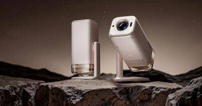 Aurzen BOOM Air — портативный проектор с Dolby Audio, Google TV и поворотной платформой 110°