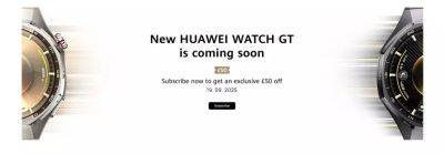 Huawei Watch GT6 будет иметь рекордную автономность