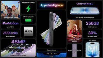 iPhone 17, Air и Pro Max: все главные новинки Apple 2025
