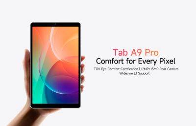 Представлены планшеты Ulefone Tab A9 Pro и Tab A9 Pro Kids