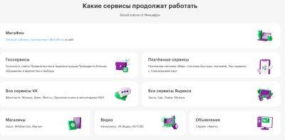 Глава Минцифры: ведомство будет еженедельно обновлять белые списки ресурсов, доступных при ограничениях онлайн-сервисов