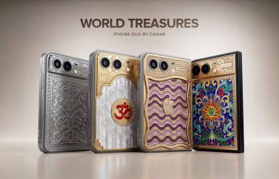 Caviar представила коллекцию iPhone Duo из золота, платины и бриллиантов