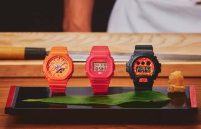 Casio представила серию G-Shock в стиле суши с дизайном тунца, лосося и икры