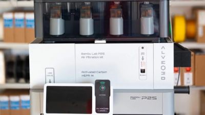 Alveo3D представила внешнюю систему дополнительной фильтрации для Bambu Lab P2S