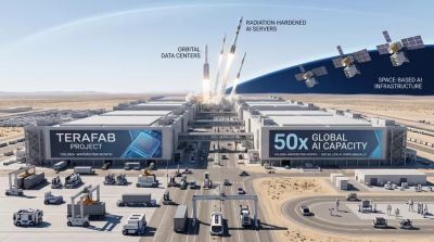 Илон Маск (Elon Musk) - Terafab: Фабрика, которая соберется завалить космос и Tesla миллиардами ИИ-чипов - gagadget.com